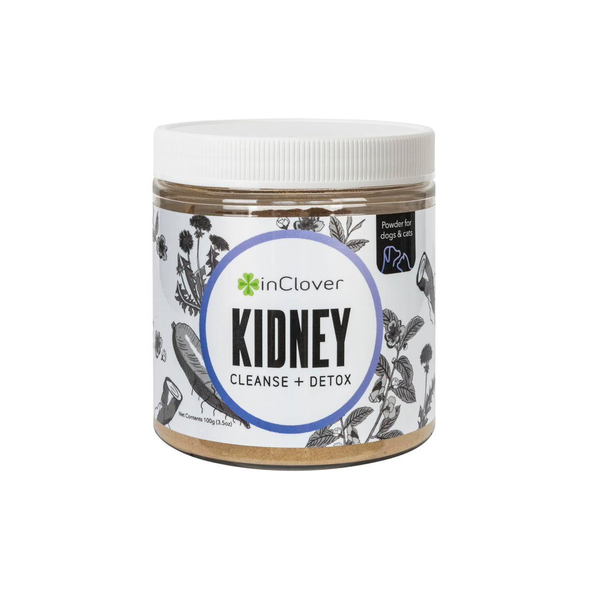 InClover Kidney bottle pour for easy daily dosing supporting urinary health