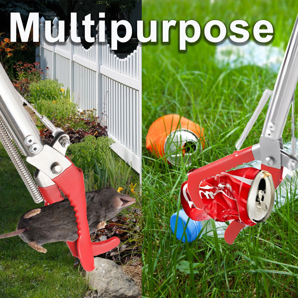 Incycall multi-use tool serves as snake catcher and debris puller