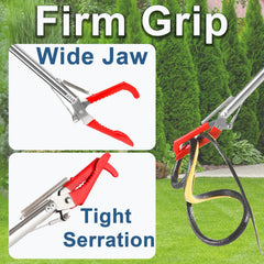 Incycall silicone-cover enhances safe handling during snake retrieval