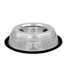 Indipets spill-proof splash-free dish top view with stable base for mess-free meals.