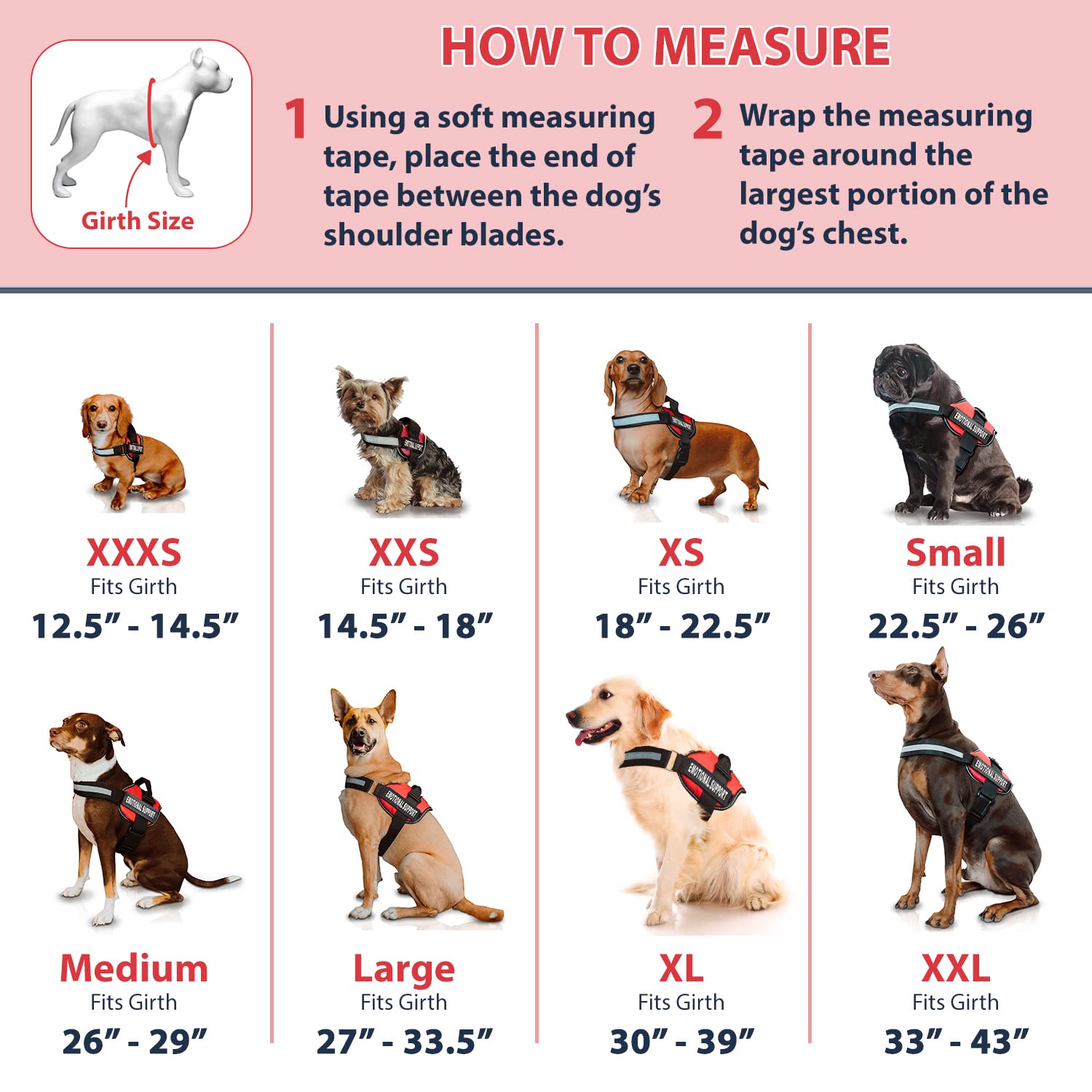 Industrial Puppy emotional-support vest harness belly buckle enables quick dressing