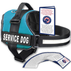 Industrial Puppy service dog vest front view shows padded comfort for all-day wear