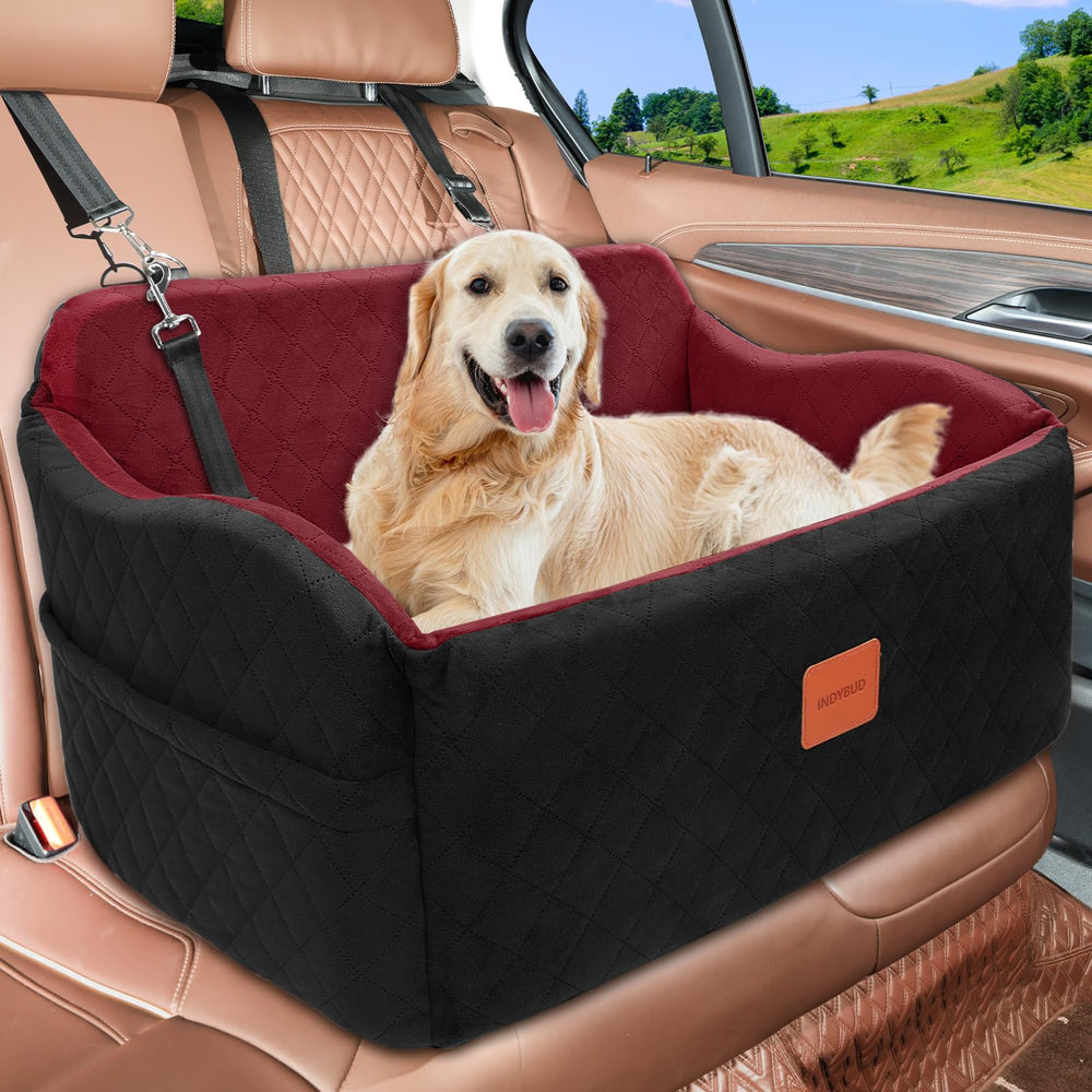 INDYBUD elevated cushion improves visibility and reduces anxiety.