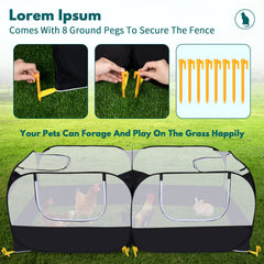 Ineariu detachable-bottom sunshade demonstrates sun protection and natural-ground contact