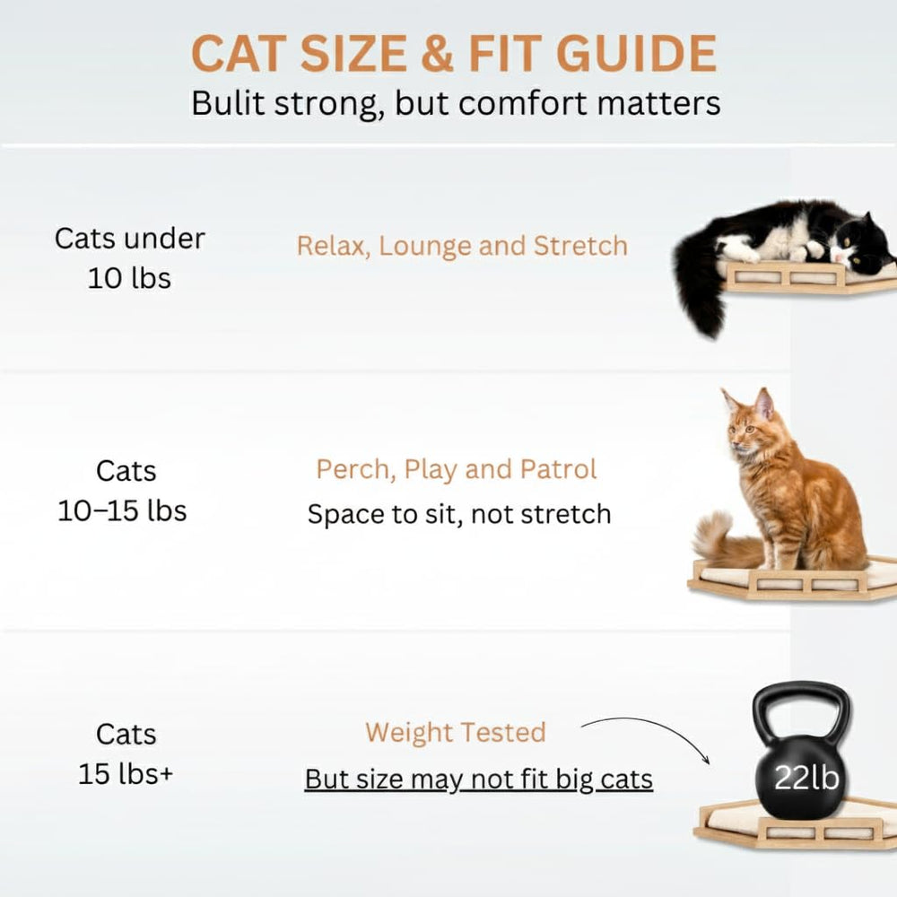INICIO Cat Wall Shelves Wooden Corner Shelves — durable, stylish cat furniture