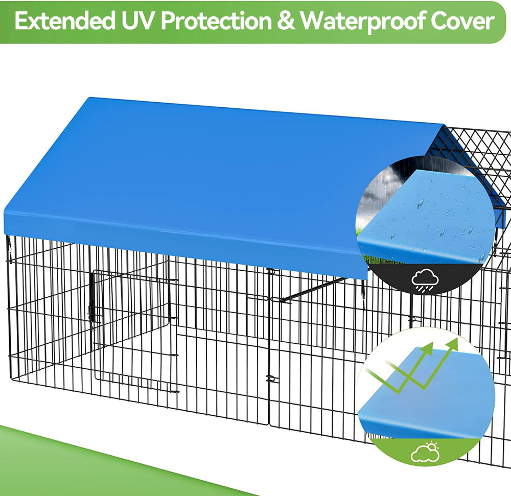 INJOPEXI chicken coop assembly instructions illustrating quick setup.