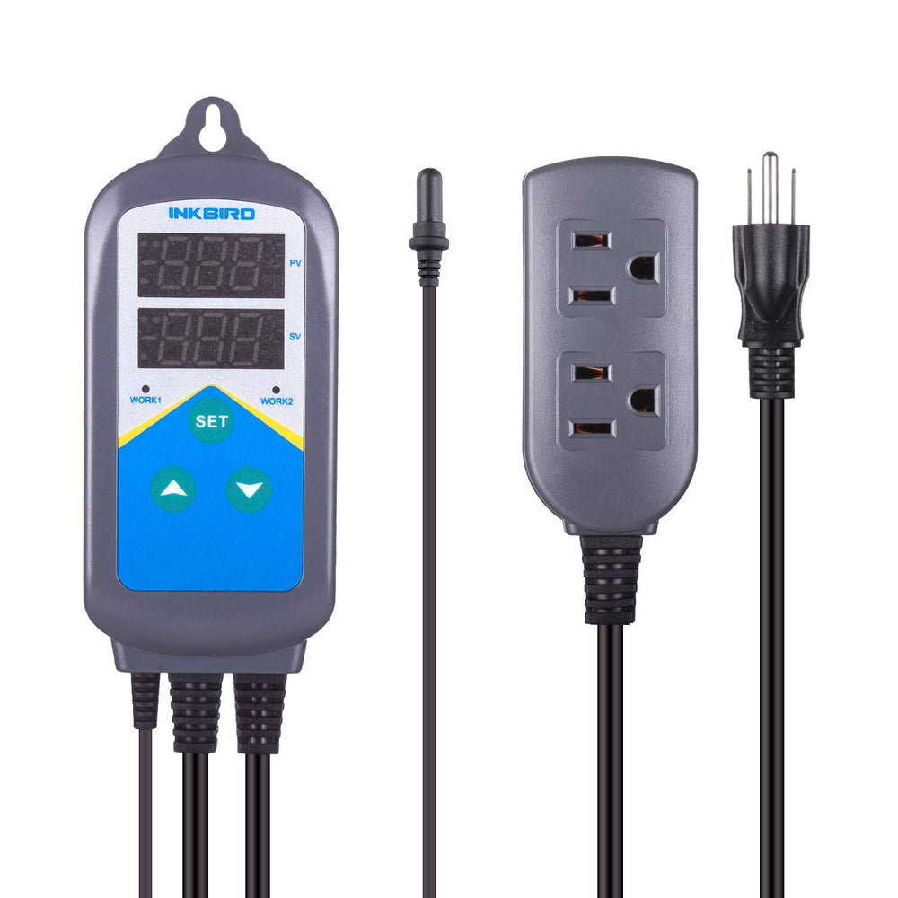 Inkbird Aquarium Heater dual cycle shows day and night temps for stable environments.