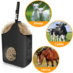 INKNOTE hay bag ventilation mesh keeps hay dry between feeds.