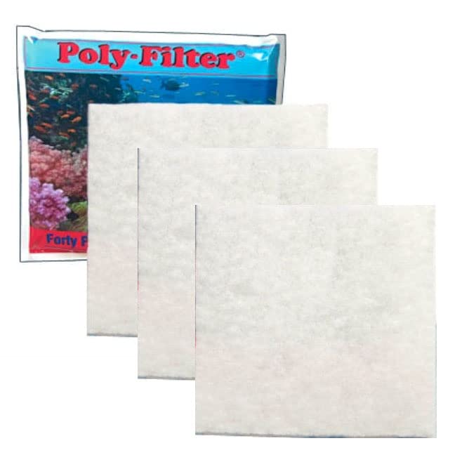 Inland Seas Poly-Bio-Marine filter pad 12x12 three-pack for chemical filtration.