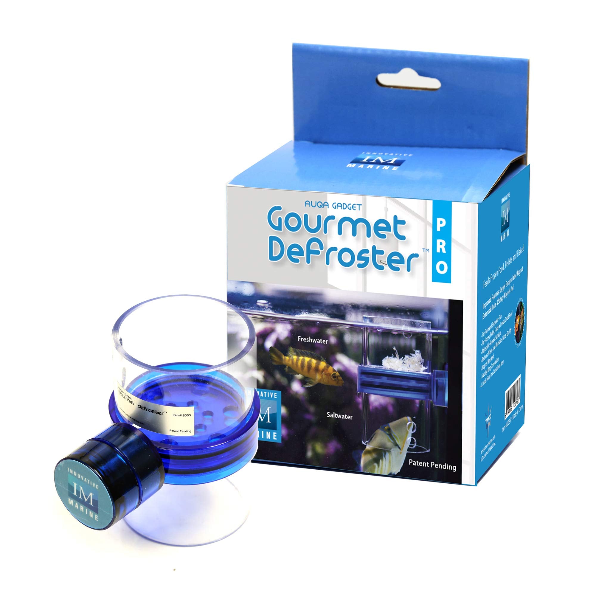 Innovative Marine Gourmet Gadget Defroster PRO reduces waste and helps maintain water quality.