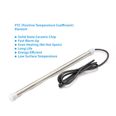 Innovative Marine Helio PTC Smart Reef Heater heating element close-up for efficient heat transfer