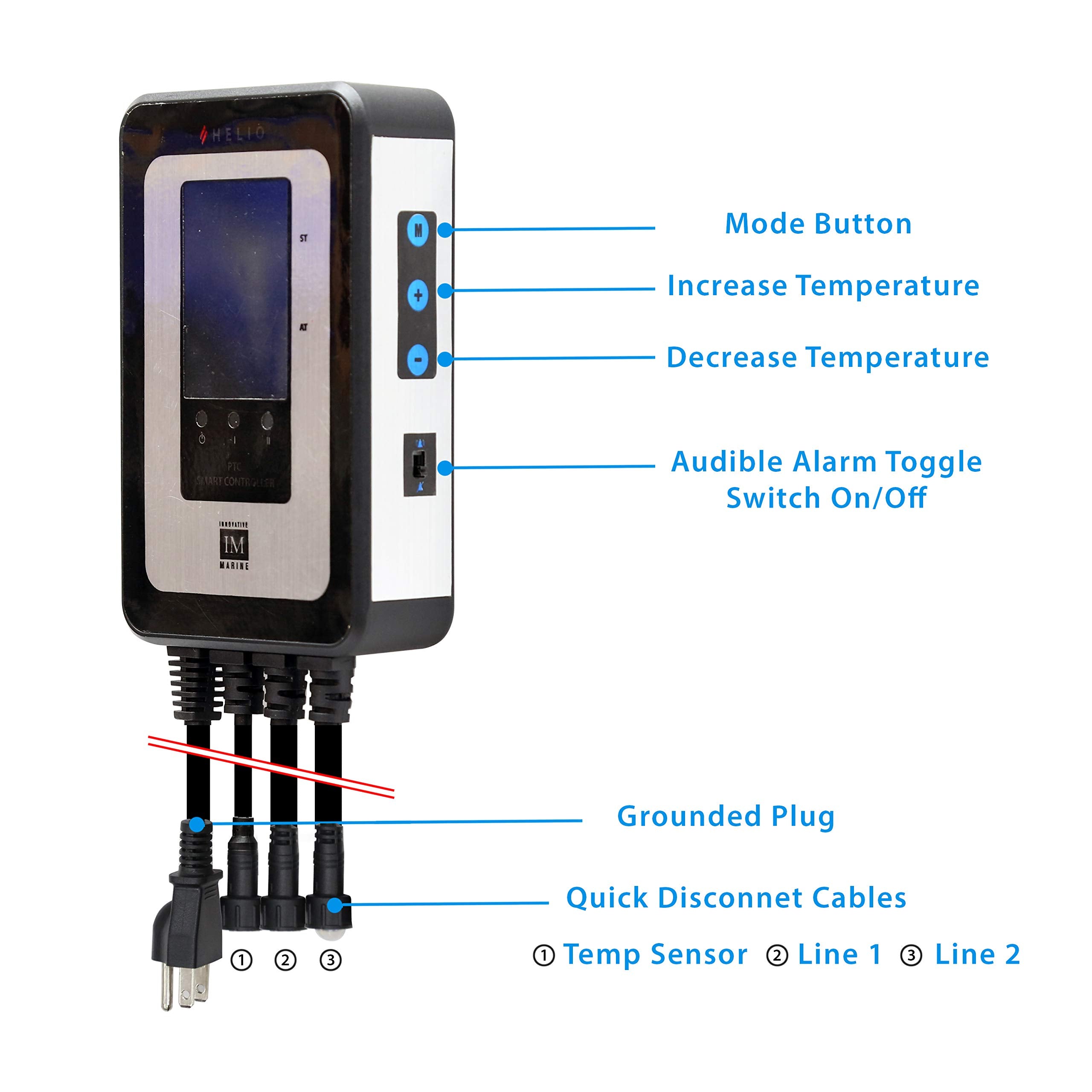 Innovative Marine Helio PTC Smart Reef Heater remote sensor for accurate readings