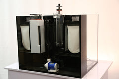 Innovative Marine MightyJet DC Return Pump dimensions display for space-planning in 30-50 gallon tanks