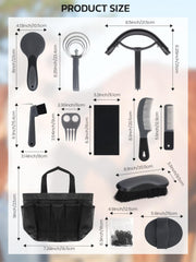 INOREAL horse grooming kit hoof pick image: practical tool for cleaning hooves after rides
