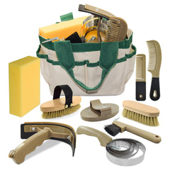 inoreal professional horse grooming kit tote bag organized for travel and show prep