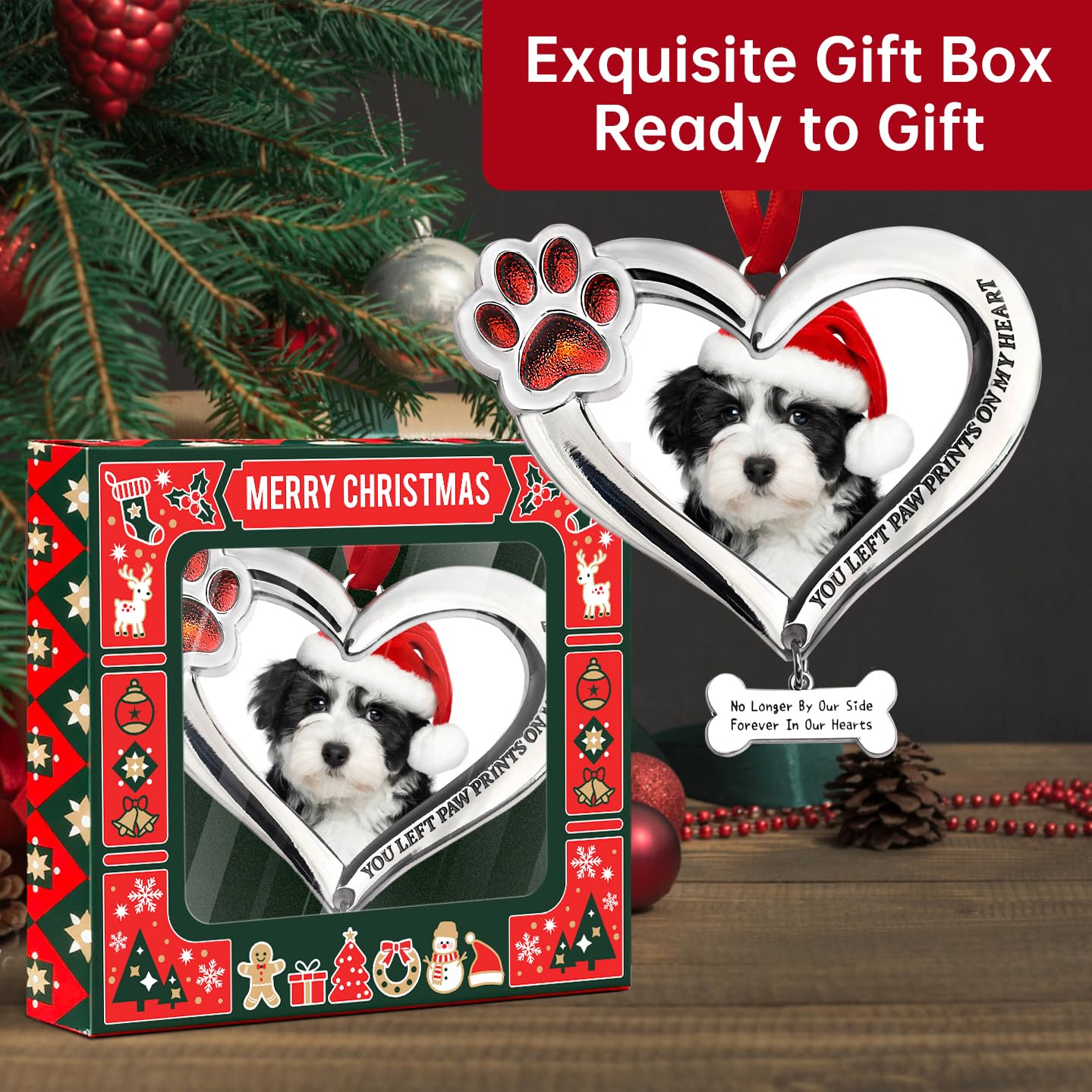 Inovayer pet memorial ornament car mirror display for daily remembrance