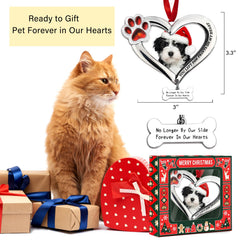 Inovayer pet memorial ornament quote detail features comforting message