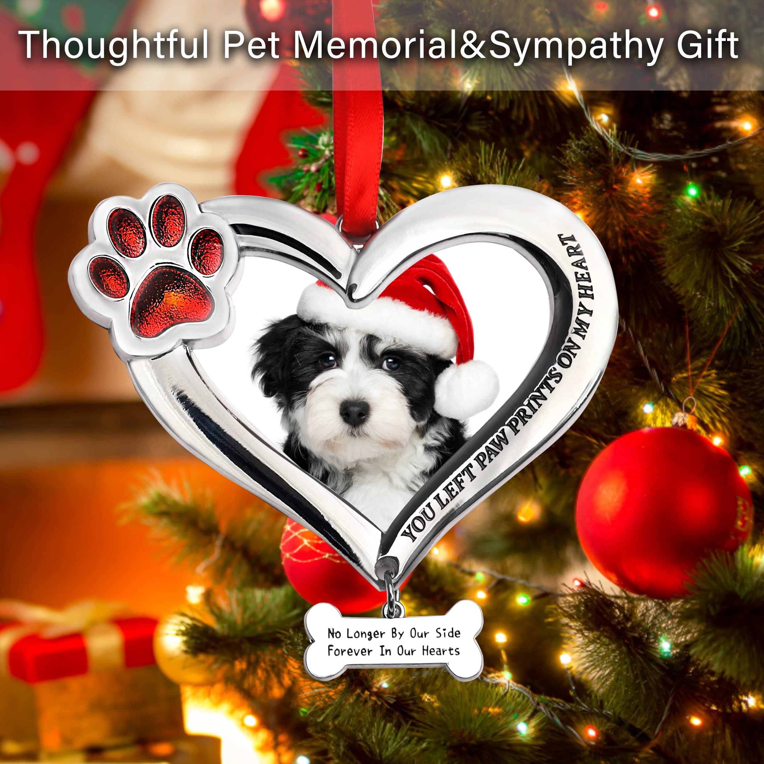 Inovayer pet memorial ornament tree display suits festive remembrance
