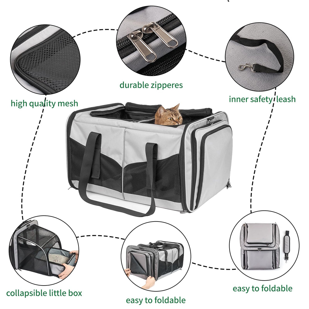 INRLKIT portable storage and collapsible frame simplify car travel and storage.