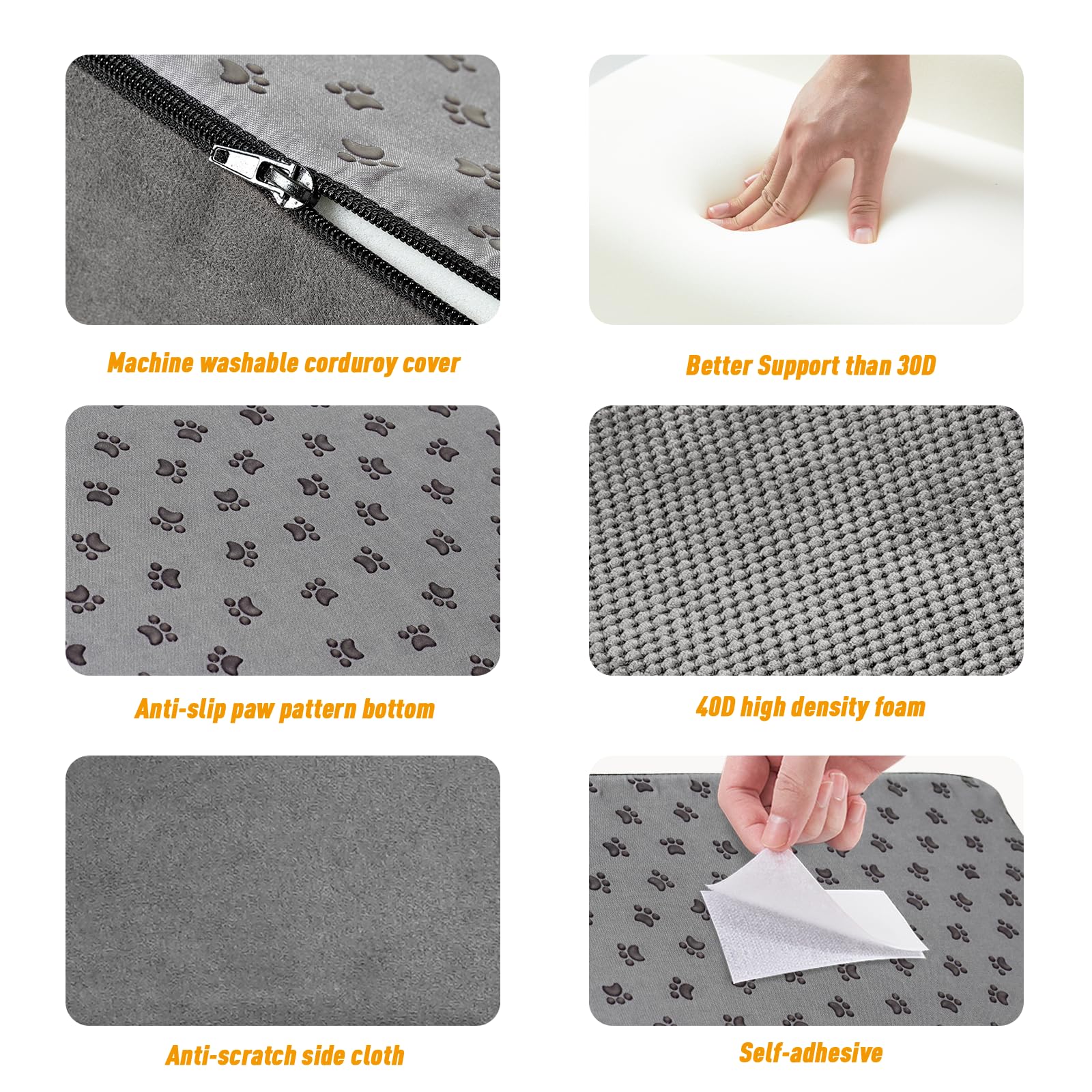 INRLKIT puppy-friendly ramp with supportive foam for small dogs