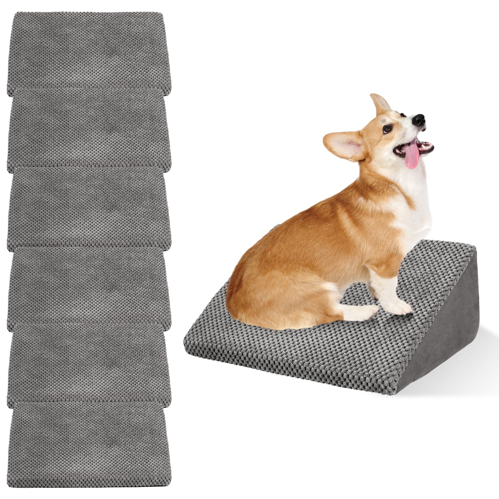 INRLKIT six-pack gray ramp set suitable for multiple entrances