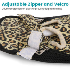 Inspack breathable-mesh-ventilation provides airflow for both you and your pet