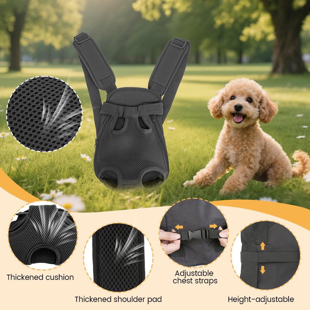Inspack pet carrier tail-out design—tail-friendly fit during walks.