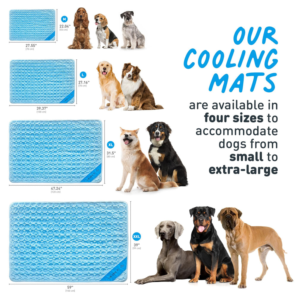INSPECTOR TAIL washable durable pet mat blue withstands repeated washes.