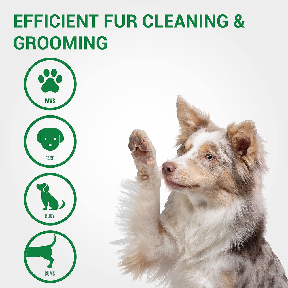 Inspire Naturals wipes deodorize while conditioning fur after outdoor adventures.