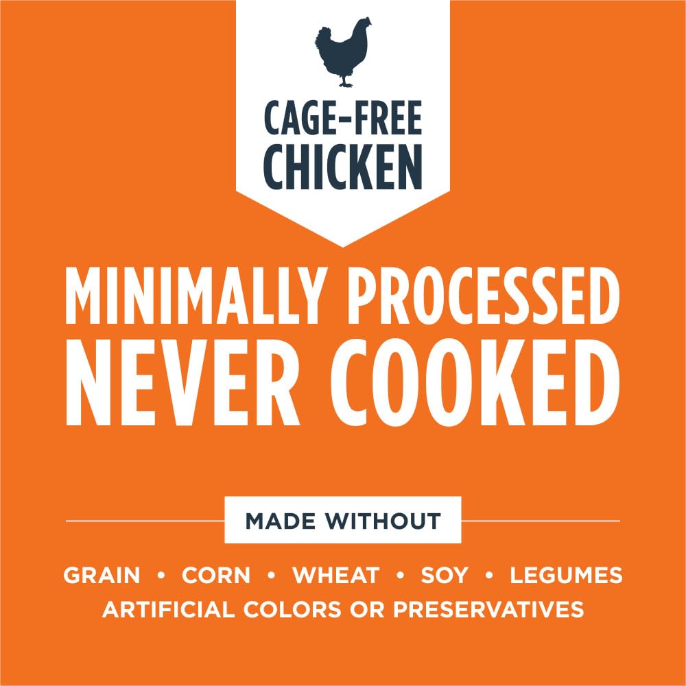85% meat and organs for a high-protein profile.