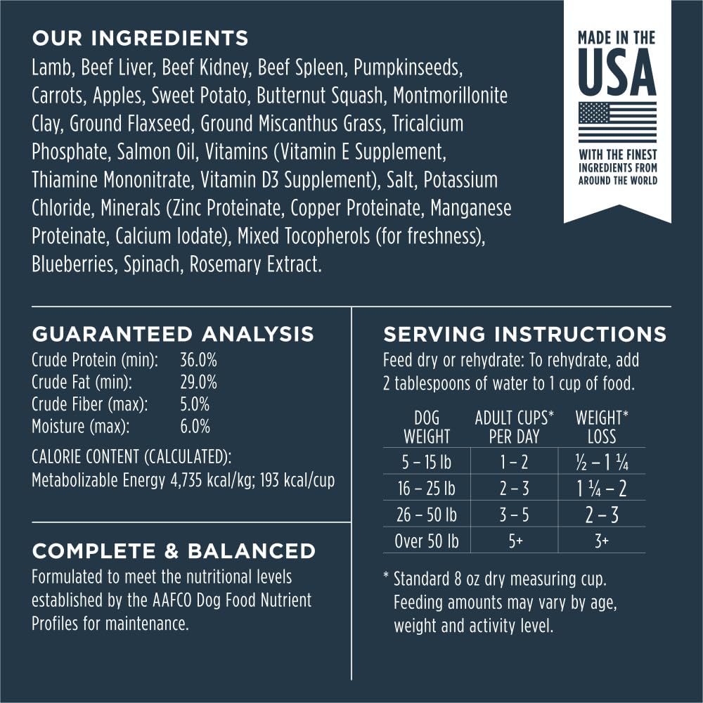 Instinct Freeze-Dried Raw Meals pantry storage kept shelf-ready for convenient feeding