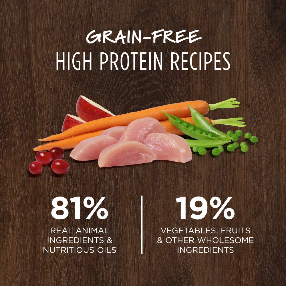 Instinct Original grain-free-formula — grain-free nutrition for sensitive stomachs.