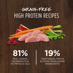 Instinct Original grain-free-formula — grain-free nutrition for sensitive stomachs.
