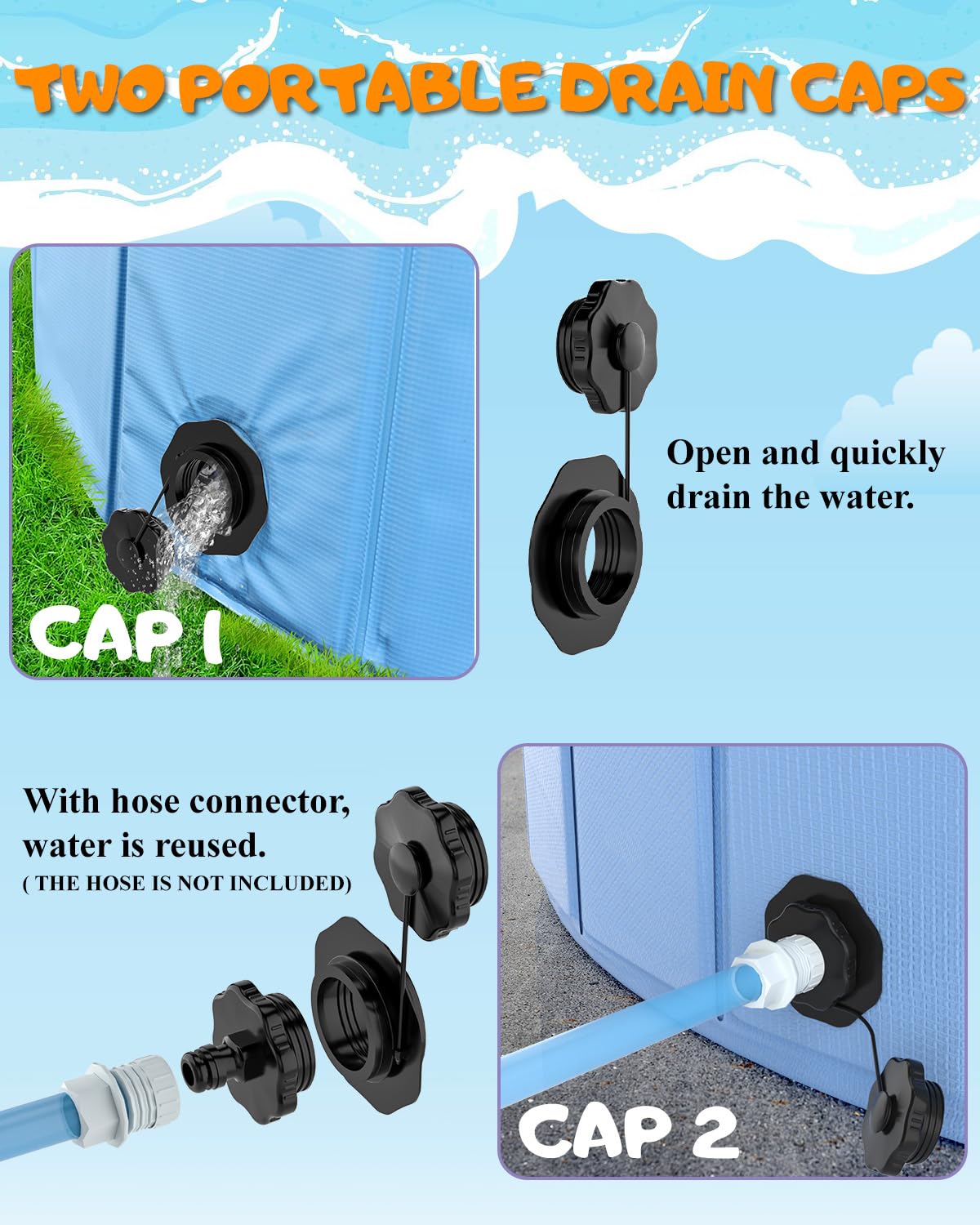 Instraella portable travel ready pool ideal for camping with pets