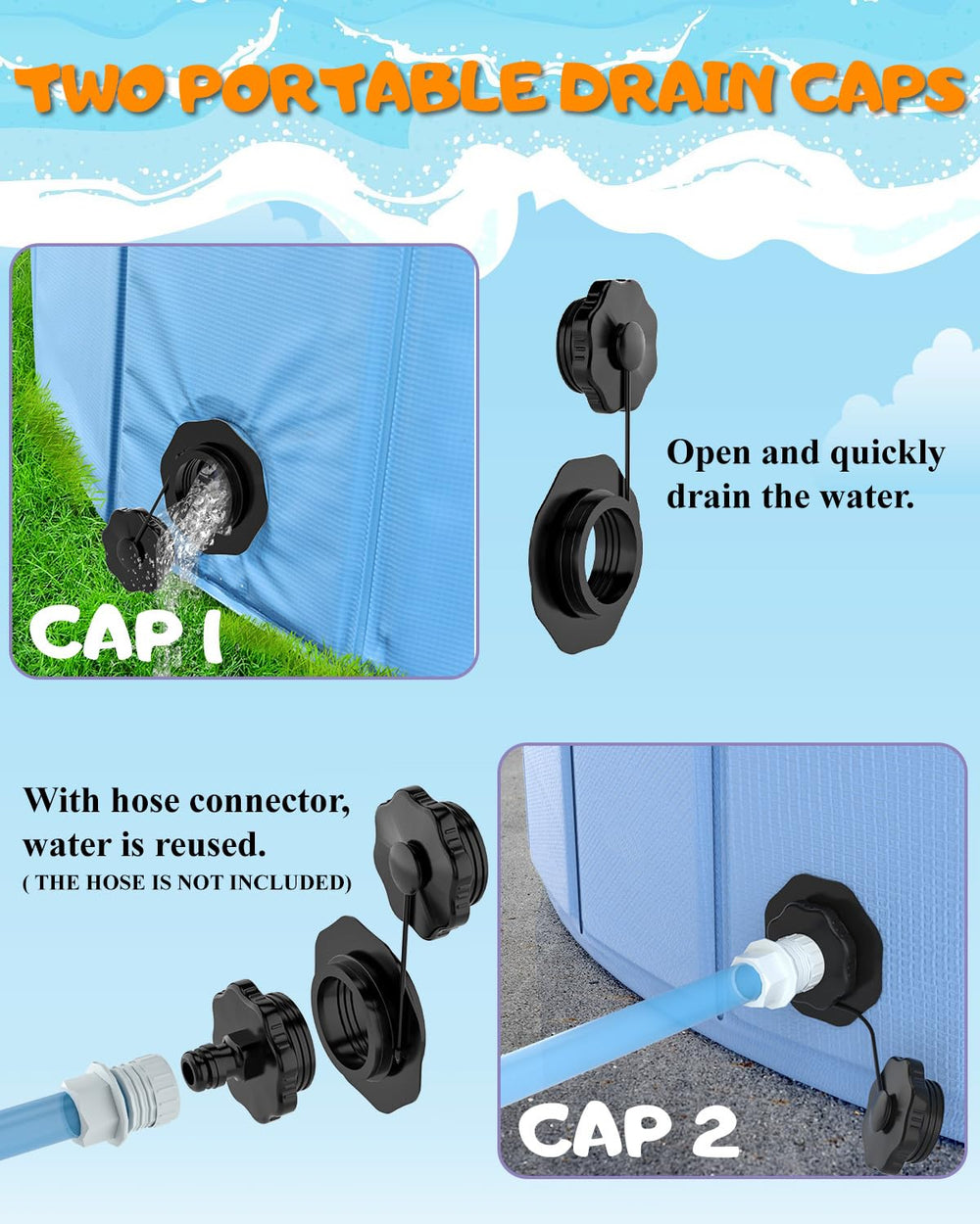Instraella portable travel ready pool ideal for camping with pets