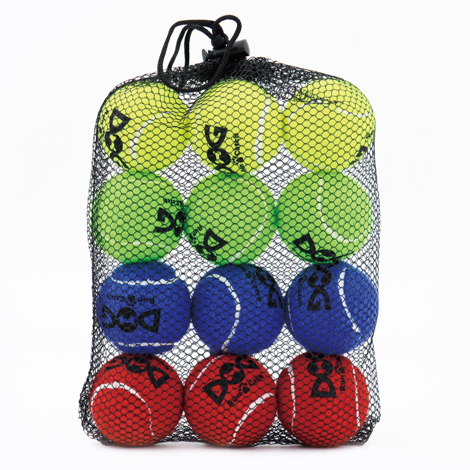 Bolas INSUM para perros, pack de 12, 2 pulgadas, ideal para juegos al aire libre