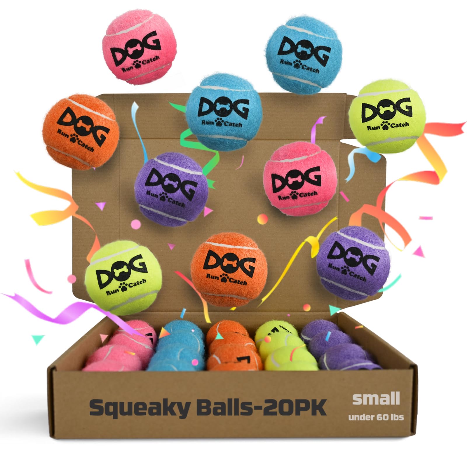 INSUM ball with built-in squeaker for added play excitement.