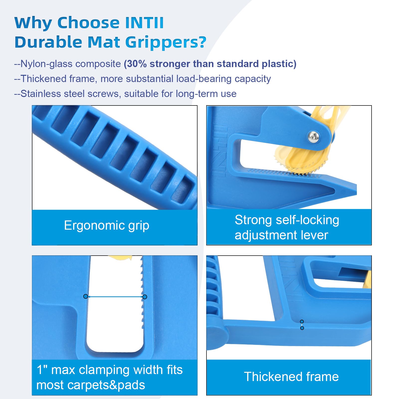 INTII compact mat movers fit in a toolbox for quick storage and future use.