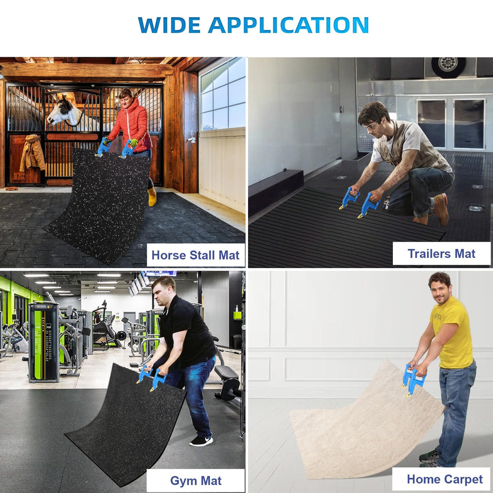 INTII grippers built from glass-filled composite material for durability under heavy loads.