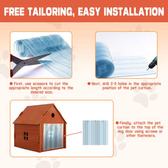 InTrans DIY installation steps image demonstrates quick, simple setup for pets.