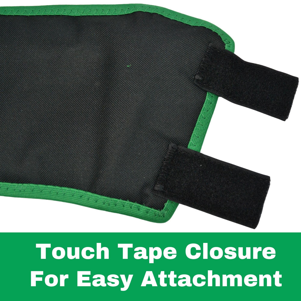 Intrepid International Click Fetlock Shield tear-resistant fabric detail provides protection.
