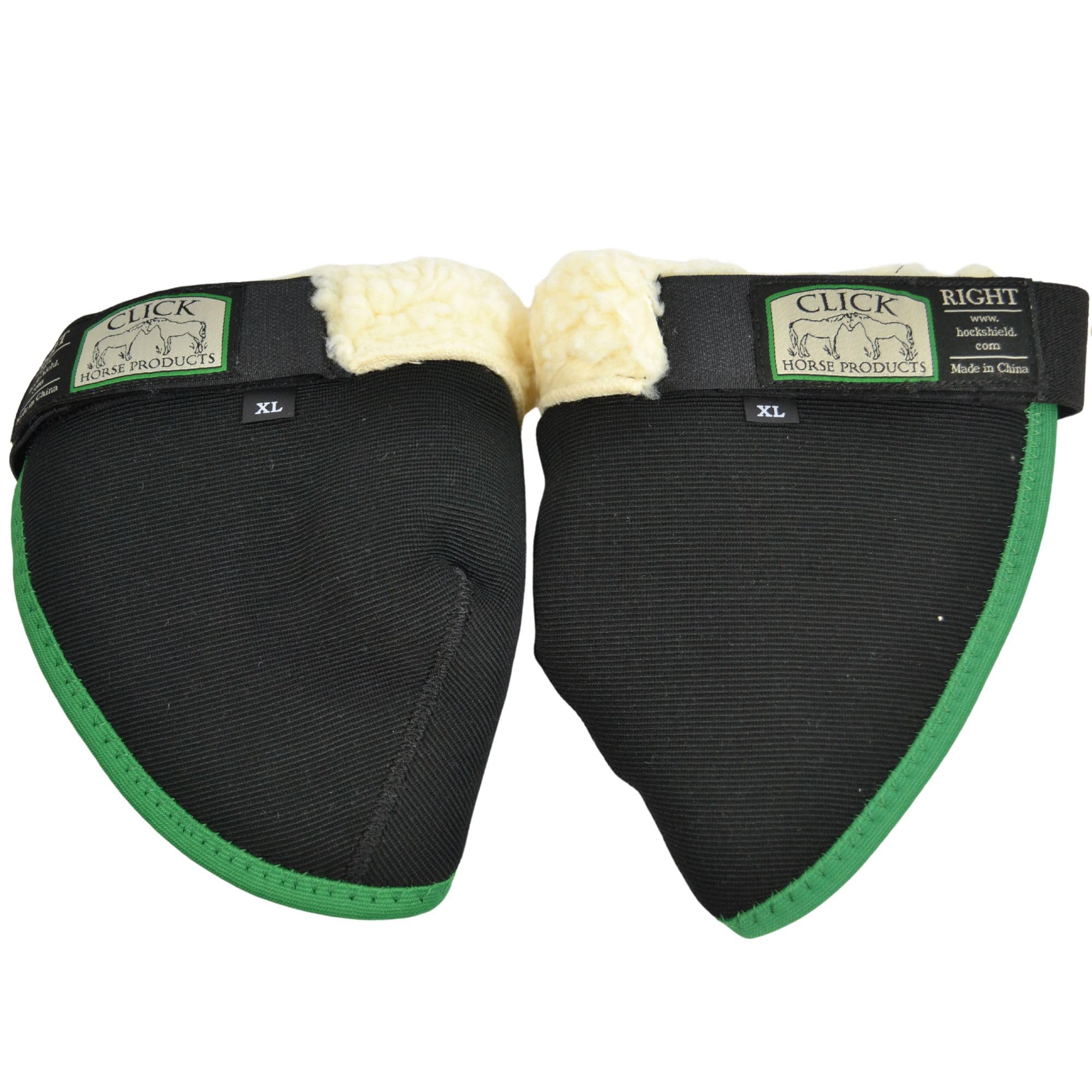 Intrepid International Click Horse Hock Shield size 13-15.9 inch coverage on a leg