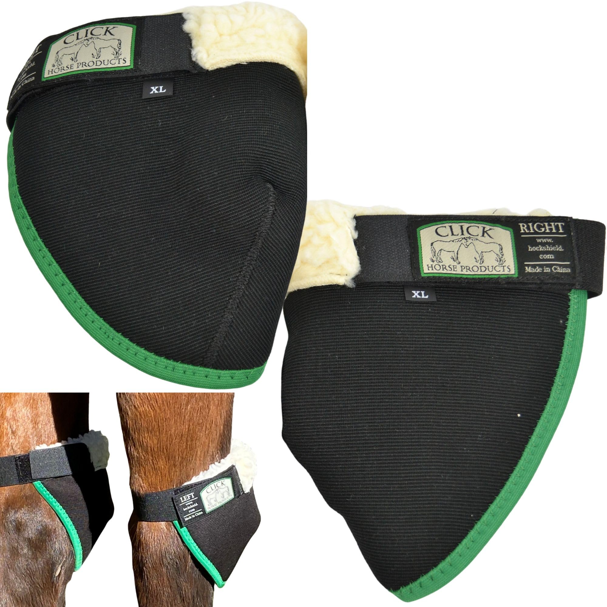Intrepid International Click Horse Hock Shield outer shell shows tear-resistant neoprene for durable protection