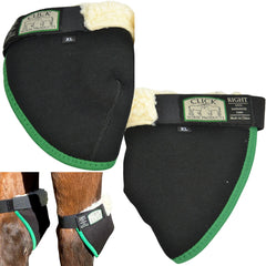 Intrepid International Click Horse Hock Shield outer shell shows tear-resistant neoprene for durable protection