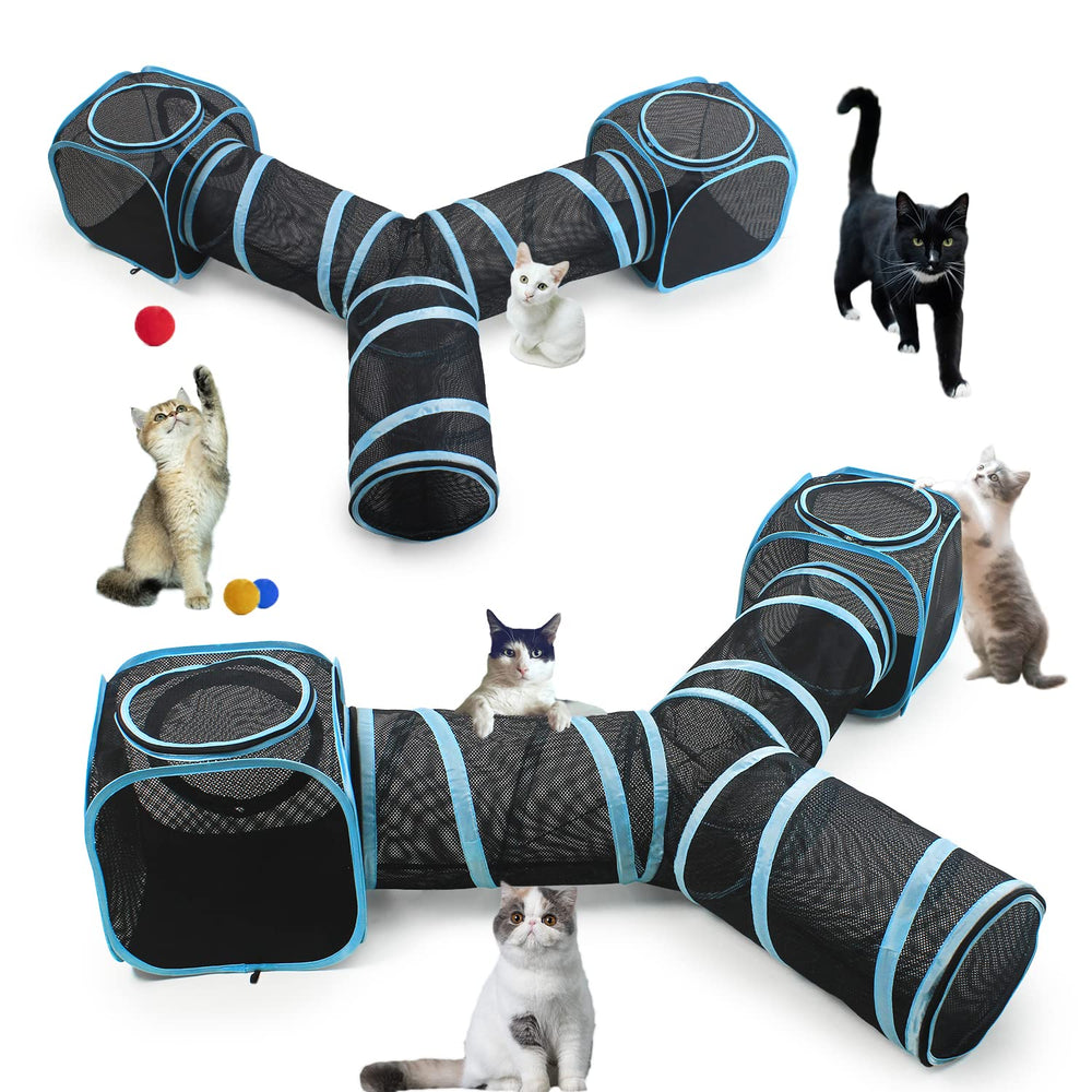 INTURN Cat Furniture Tent 3-way tunnel offers versatile configurations