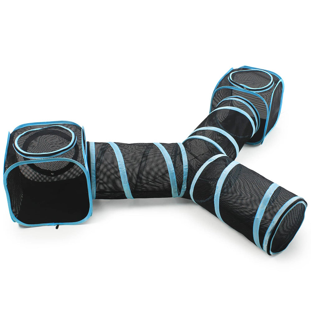 INTURN Cat Furniture Tent nylon-mesh keeps cats cool and visible during play