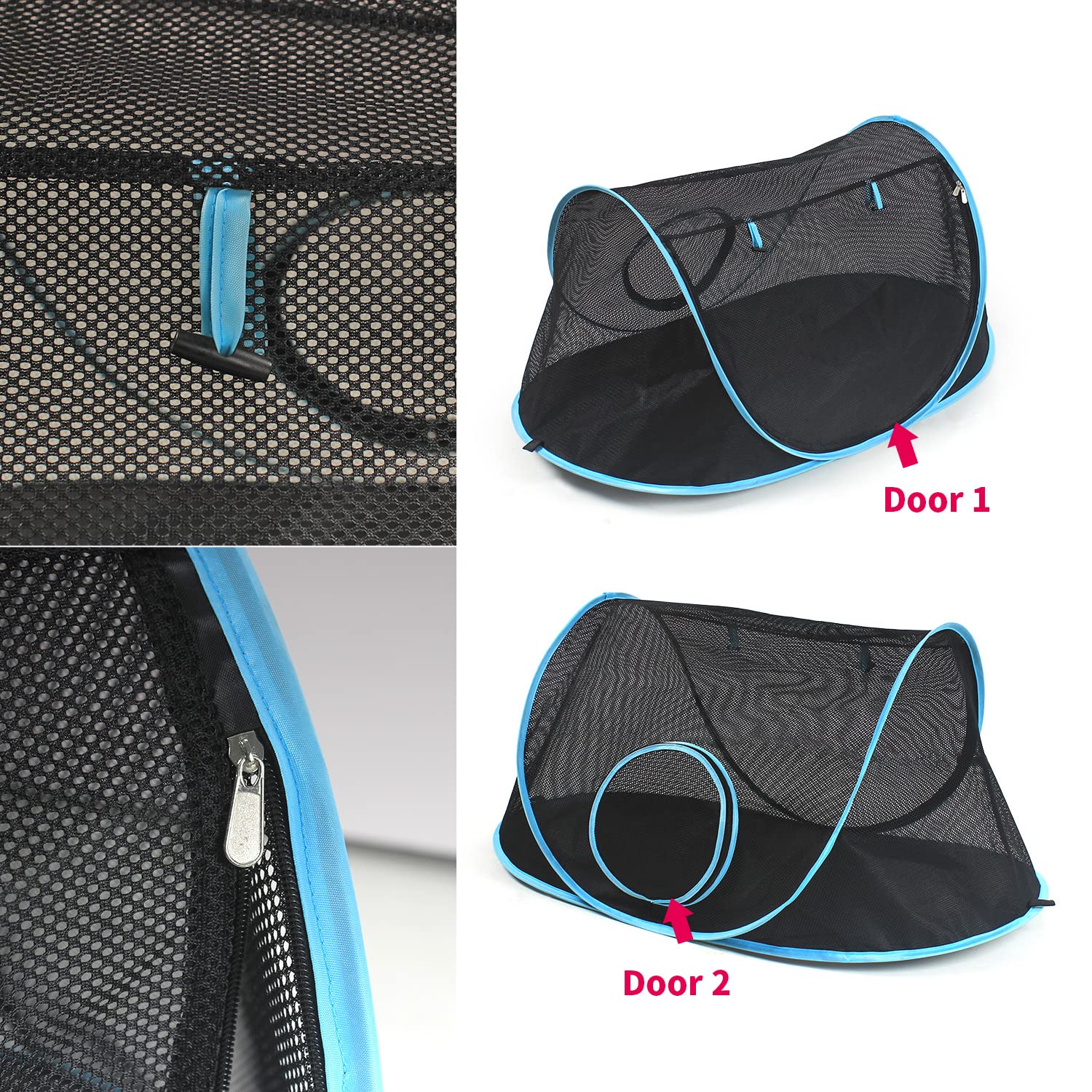 INTURN Cat Furniture Tent portable-foldable design enables quick transport to the yard.