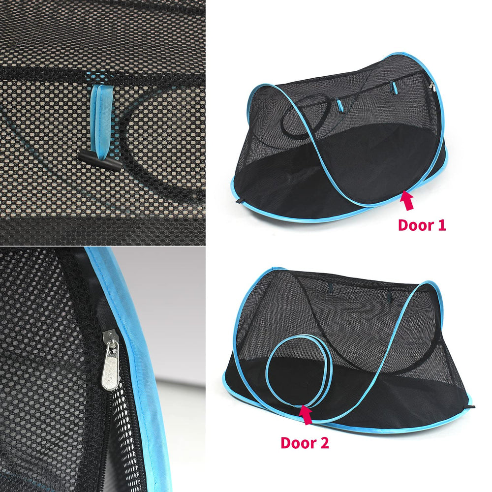 INTURN Cat Furniture Tent portable-foldable design enables quick transport to the yard.