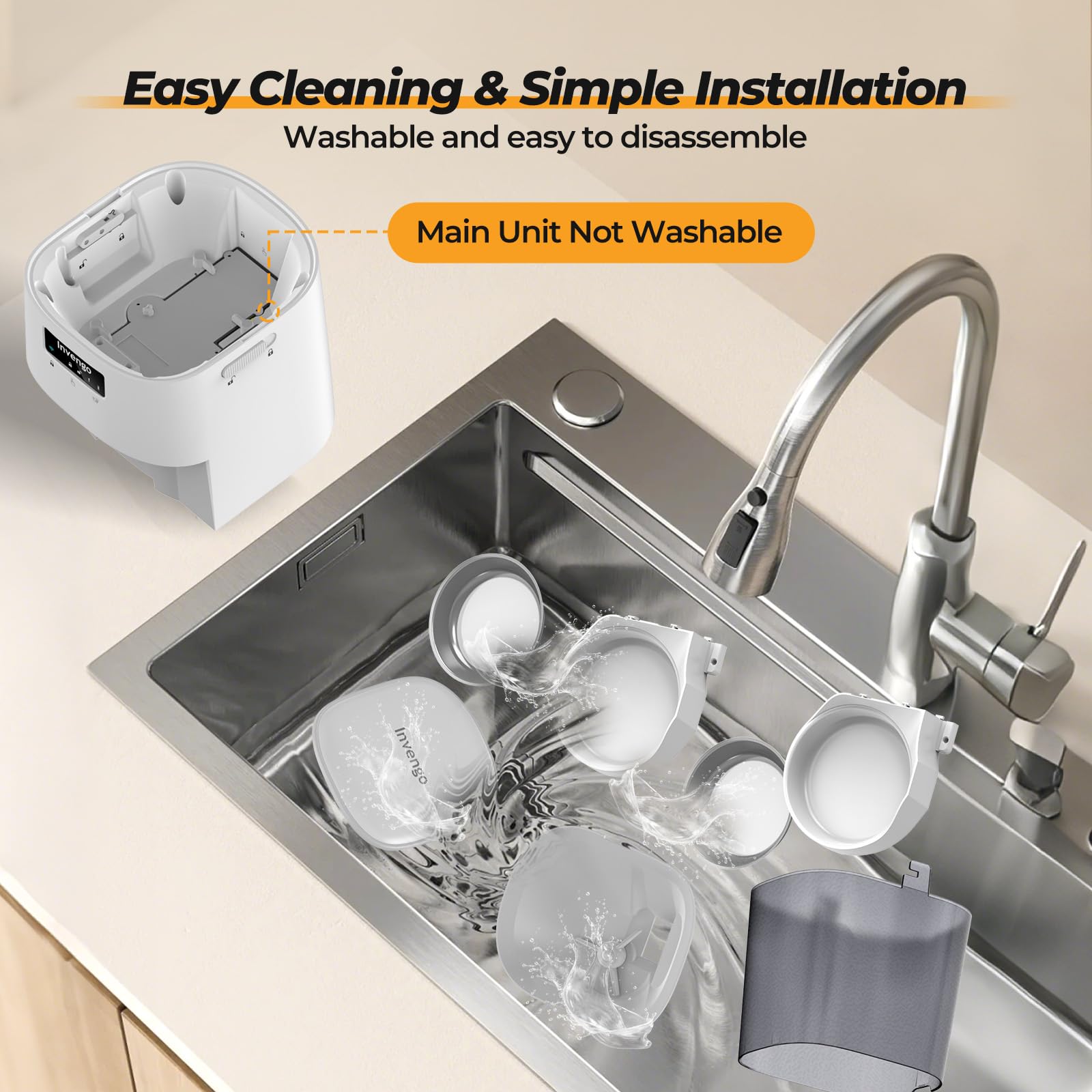 Invengo desiccant compartment preserving kibble moisture control