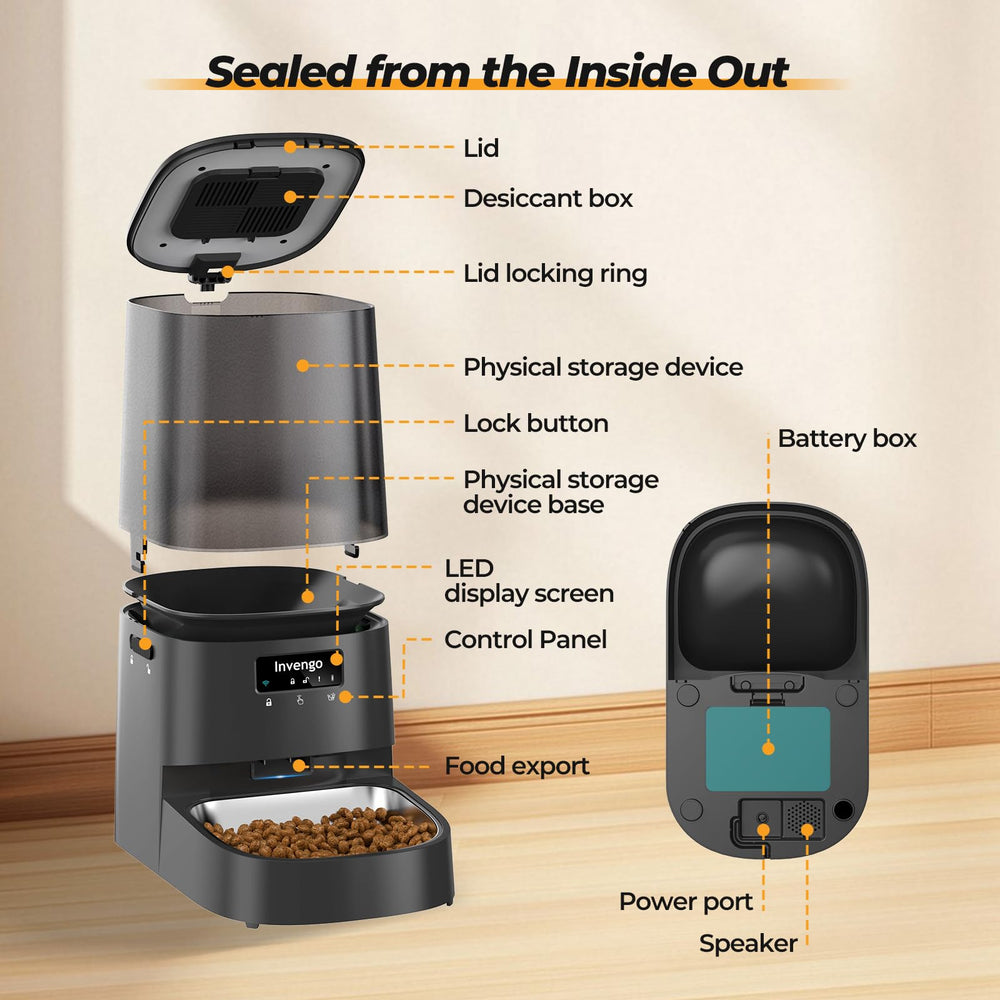 Invengo dual-power design with battery backup guards against outages.